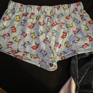 Dr. Seuss Light Blue Character Shorts